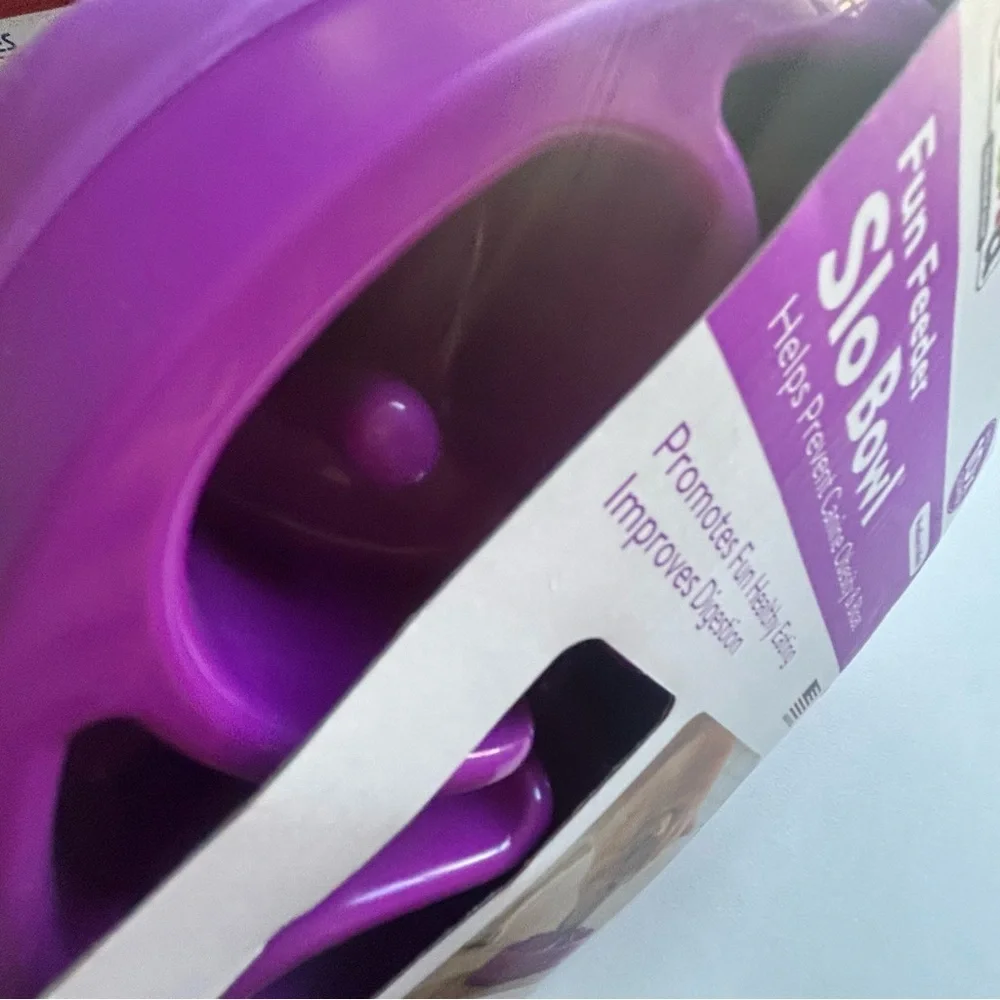 New slow feeder/puzzle bowl for dogs, medium size BPA free enrichment